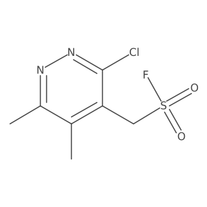 (3-Chloro-5,6-dimethylpyridazin-4-yl)methanesulfonyl fluoride Structure