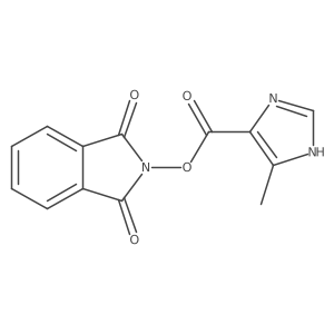 1,3-dioxo-2,3-dihydro-1H-isoindol-2-yl 5-methyl-1H-imidazole-4-carboxylate结构式