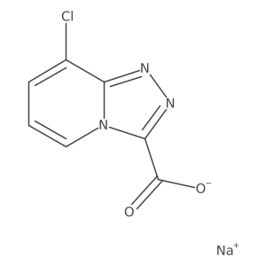 Sodium 8-chloro-[1,2,4]triazolo[4,3-a]pyridine-3-carboxylate结构式