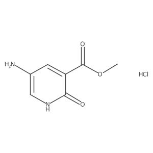 Methyl 5-amino-2-oxo-1H-pyridine-3-carboxylate;hydrochloride Structure