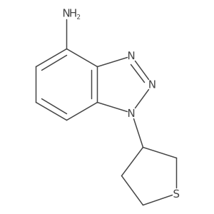 1-(thiolan-3-yl)-1H-1,2,3-benzotriazol-4-amine结构式