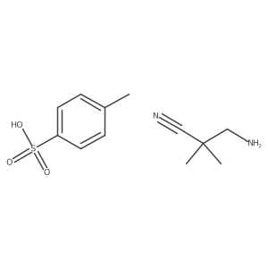 3-Amino-2,2-dimethylpropanenitrile 4-methylbenzenesulfonate Structure