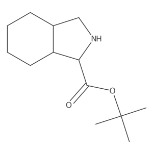 rac-tert-butyl (3aR,7aS)-octahydro-1H-isoindole-1-carboxylate Structure