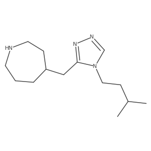 4-{[4-(3-methylbutyl)-4H-1,2,4-triazol-3-yl]methyl}azepane Structure