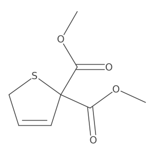 2,2-Dimethyl 2,5-dihydrothiophene-2,2-dicarboxylate Structure