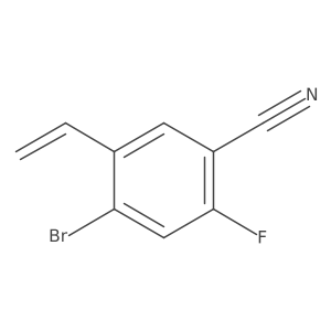 C=Cc1cc(C#N)c(F)cc1Br结构式