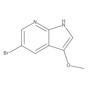 5-bromo-3-methoxy-1H-Pyrrolo[2,3-b]pyridine Structure