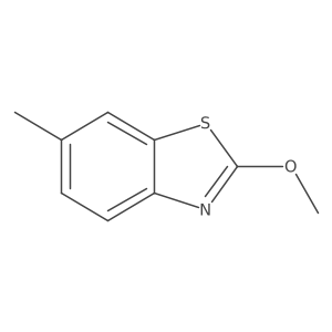 2-Methoxy-6-methyl-1,3-benzothiazole结构式