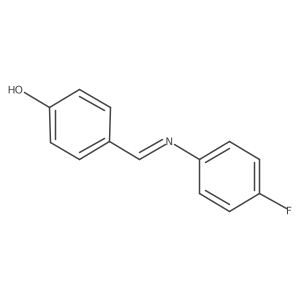 4-{[(p-Fluorophenyl)imino]methyl}phenol-13C6结构式