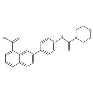 5-Quinoxalinecarboxamide,3-[4-[(4-morpholinylcarbonyl)amino]phenyl]-结构式
