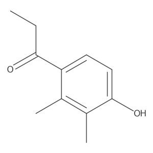 1-(4-Hydroxy-2,3-dimethylphenyl)-1-propanone Structure