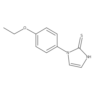 1-(4-ethoxyphenyl)-1H-imidazole-2-thiol结构式