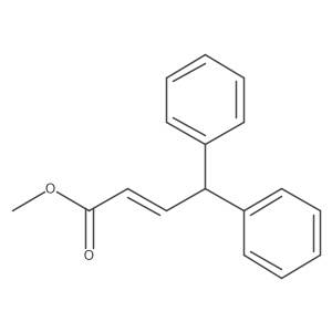 (Z)-Methyl 4,4-diphenylbut-2-enoate结构式