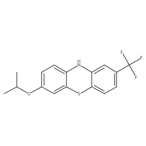 2-Trifluoromethyl-7-isopropoxyphenothiazine结构式