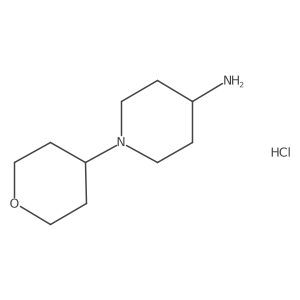 1-(Oxan-4-yl)piperidin-4-amine hydrochloride Structure