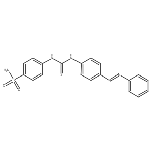 Benzenesulfonamide, 4-[[[[4-(2-phenyldiazenyl)phenyl]amino]thioxomethyl]amino]- Structure
