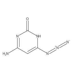 4-Amino-6-azido-2(1H)-pyrimidinone结构式