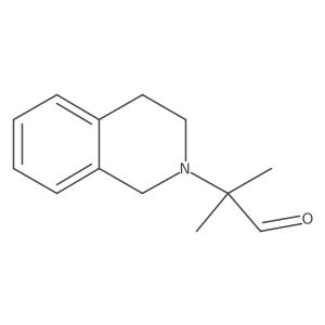 2-Methyl-2-(1,2,3,4-tetrahydroisoquinolin-2-yl)propanal结构式