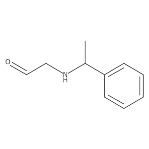 Acetaldehyde, 2-[(1-phenylethyl)amino]- Structure