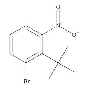 1-Bromo-2-(tert-butyl)-3-nitrobenzene结构式