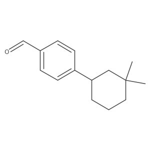 4-(3,3-Dimethylcyclohexyl)benzaldehyde结构式