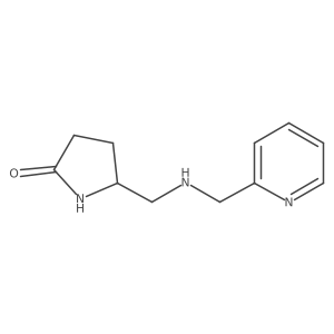 2-Pyrrolidinone, 5-[[(2-pyridinylmethyl)amino]methyl]-, (5S)- Structure
