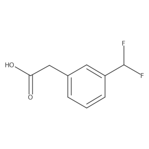 2-(3-(Difluoromethyl)phenyl)acetic acid结构式