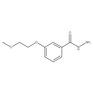 3-(2-Methoxyethoxy)benzohydrazide结构式