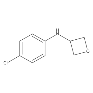 N-(4-Chlorophenyl)-3-oxetanamine Structure