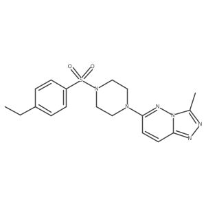 6-(4-((4-Ethylphenyl)sulfonyl)piperazin-1-yl)-3-methyl-[1,2,4]triazolo[4,3-b]pyridazine Structure