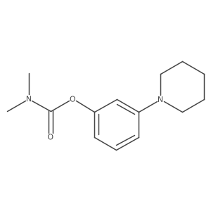 Carbamic acid, N,N-dimethyl-, 3-(1-piperidinyl)phenyl ester结构式