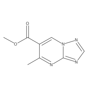 Methyl 5-methyl[1,2,4]triazolo[1,5-a]pyrimidine-6-carboxylate Structure