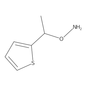O-[1-(thiophen-2-yl)ethyl]hydroxylamine Structure