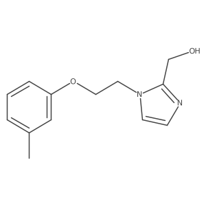 Cc1cccc(OCCn2ccnc2CO)c1结构式