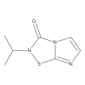 2-isopropylimidazo[1,2-d]-1,2,4-thiadiazole-3(2H)-one Structure