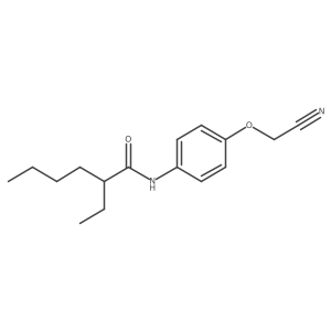 N-[4-(cyanomethoxy)phenyl]-2-ethylhexanamide结构式
