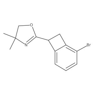 2-(2-Bromobicyclo[4.2.0]octa-1,3,5-trien-7-yl)-4,4-dimethyl-4,5-dihydrooxazole Structure