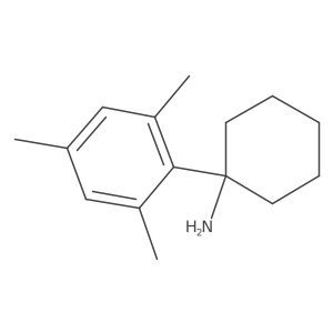 1-(2,4,6-Trimethylphenyl)cyclohexan-1-amine Structure