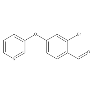 2-Bromo-4-(pyridine-3-yloxy)-benzaldehyde结构式
