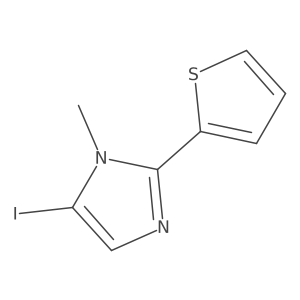 5-iodo-1-methyl-2-(2-thienyl)-1H-imidazole结构式