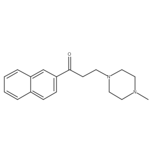 3-(4-Methylpiperazin-1-yl)-1-naphthalen-2-ylpropan-1-one Structure