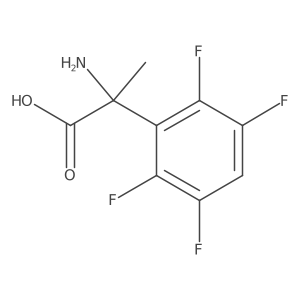 (I+/-S)-I+/--Amino-2,3,5,6-tetrafluoro-I+/--methylbenzeneacetic acid结构式