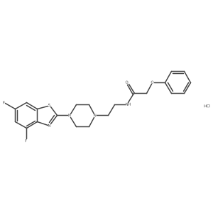 N-(2-(4-(4,6-difluorobenzo[d]thiazol-2-yl)piperazin-1-yl)ethyl)-2-phenoxyacetamide hydrochloride Structure