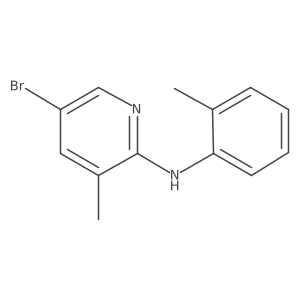 5-Bromo-3-methyl-N-(2-methylphenyl)-2-pyridinamine Structure