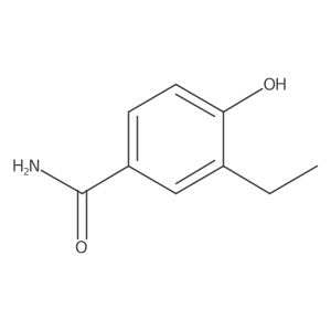 3-Ethyl-4-hydroxybenzamide Structure