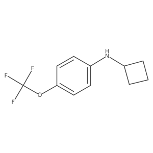 N-cyclobutyl-4-(trifluoromethoxy)aniline Structure