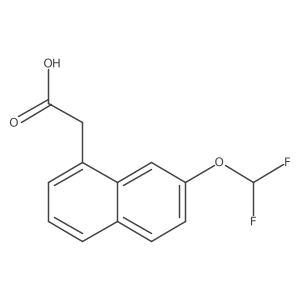 2-(Difluoromethoxy)naphthalene-8-acetic acid Structure
