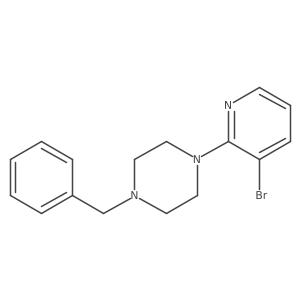 1-Benzyl-4-(3-bromopyridin-2-yl)piperazine结构式