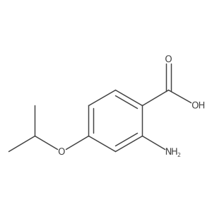 2-Amino-4-isopropoxybenzoic acid结构式