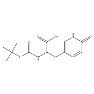 2-{[(Tert-butoxy)carbonyl]amino}-3-(6-hydroxypyridin-3-yl)propanoic acid Structure